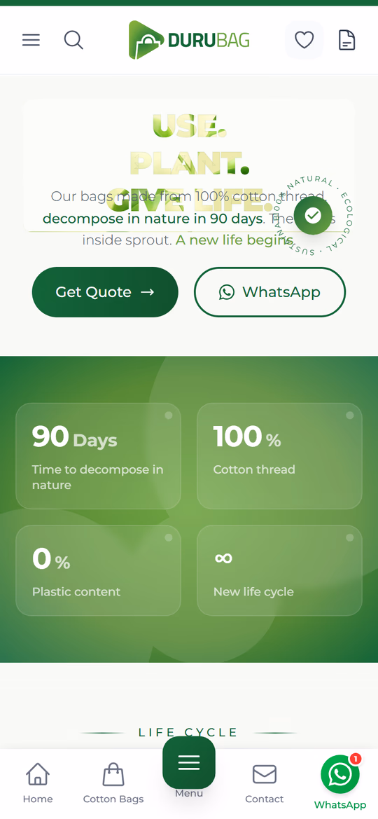 Seed-Embedded Bag — mobile screenshot