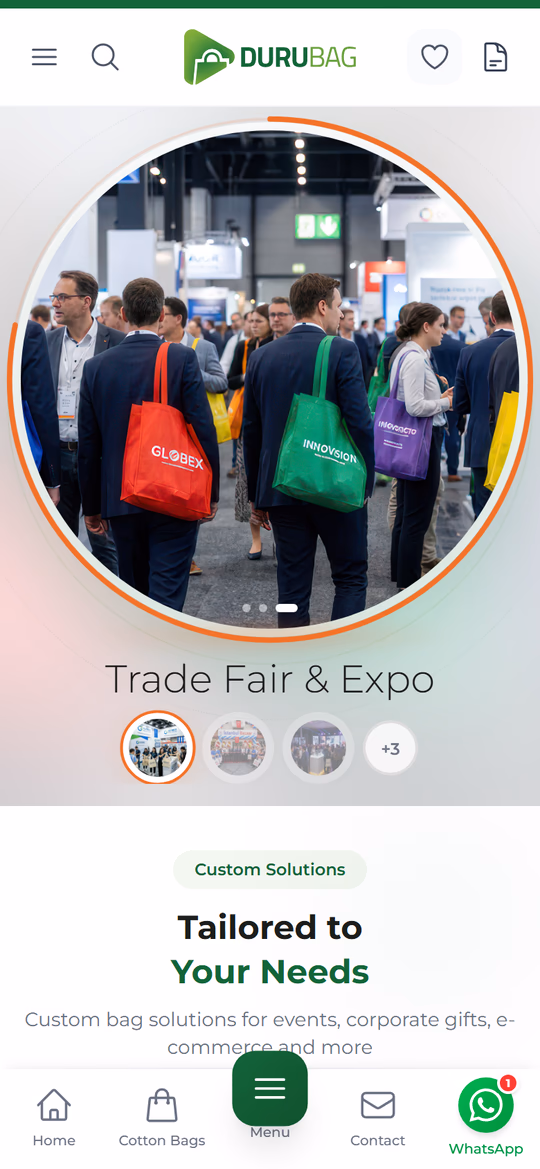 Promotional Canvas Bag — mobile screenshot