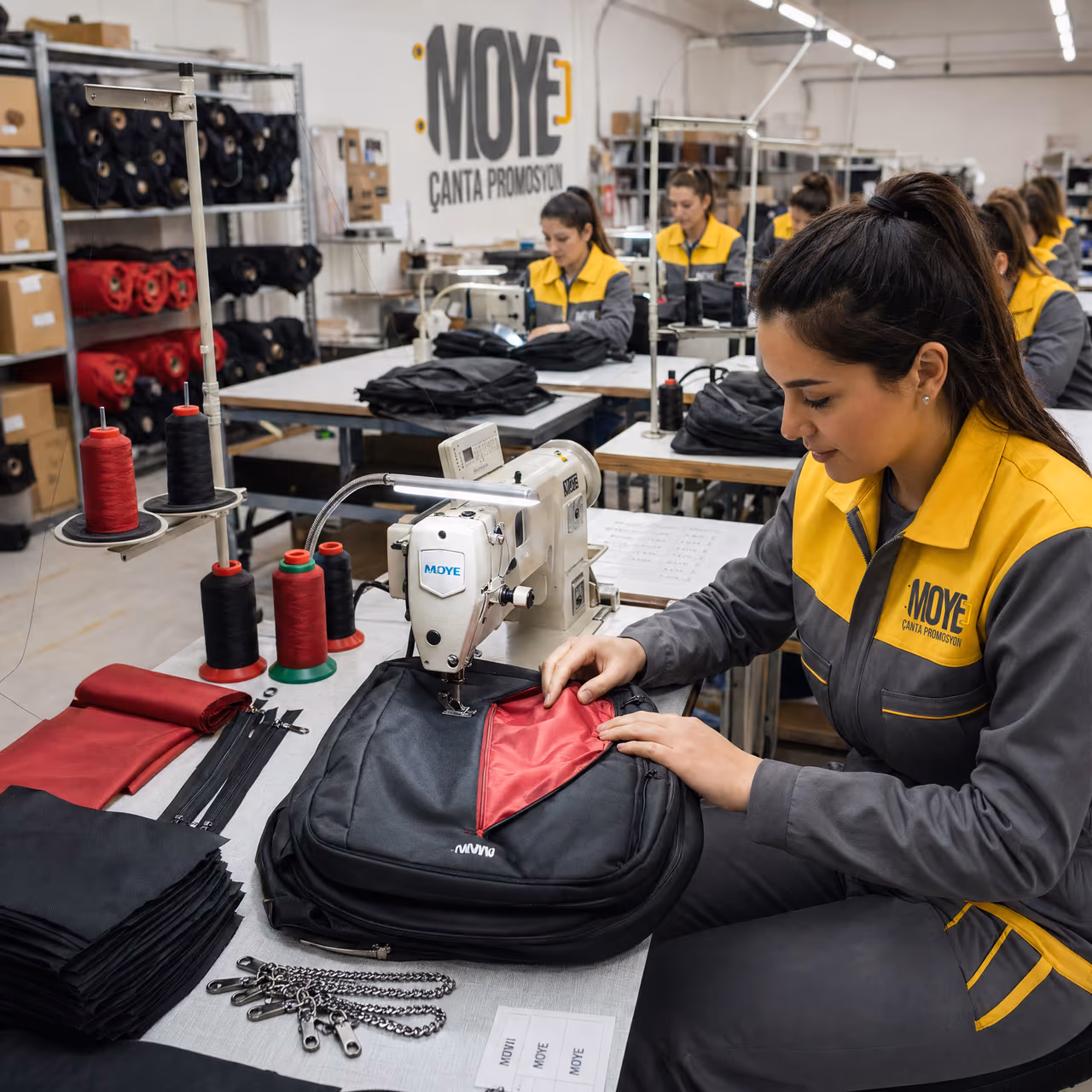 Promosyon Çanta El İşçiliği ile Detaylı Dikim