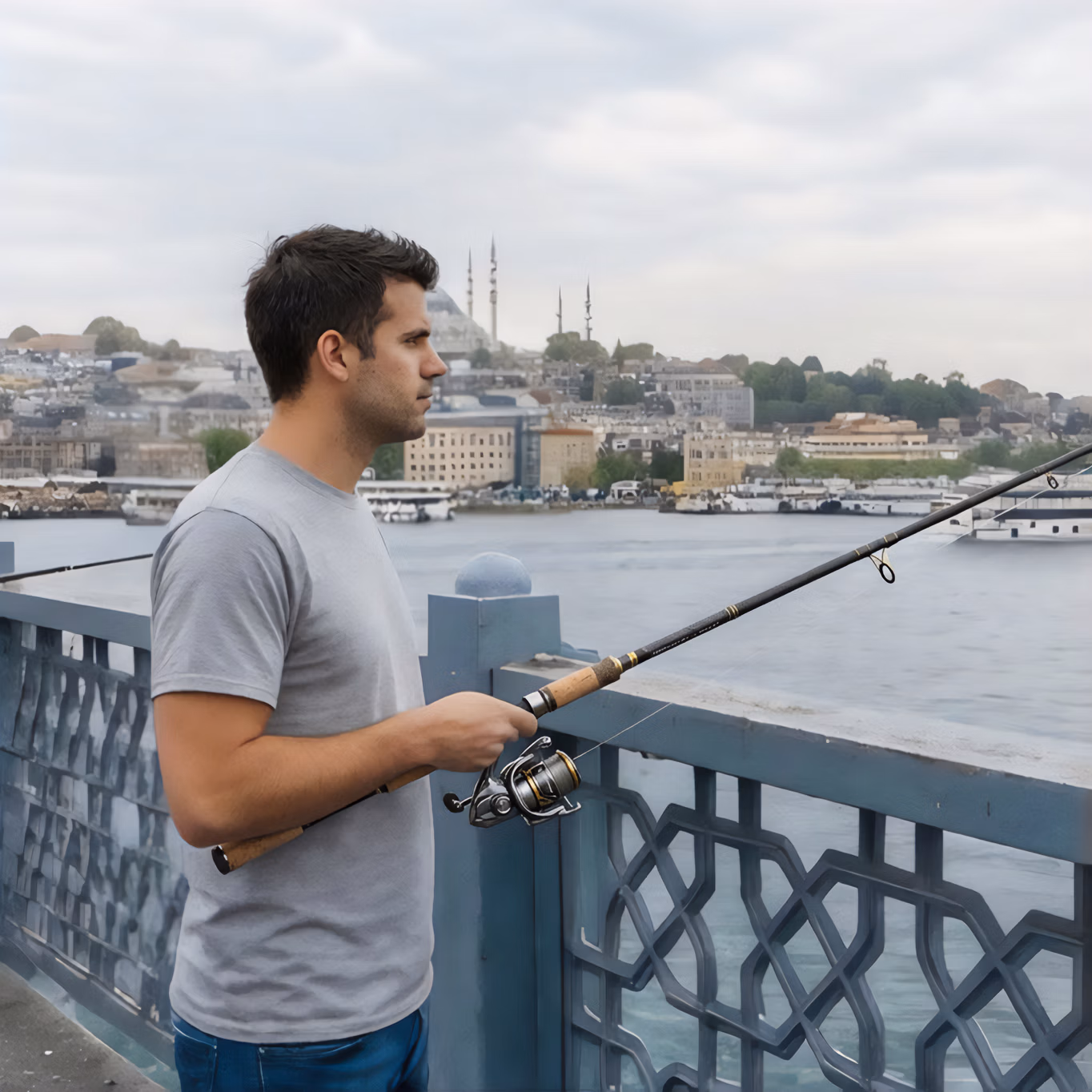 Gri Promosyon T-Shirt